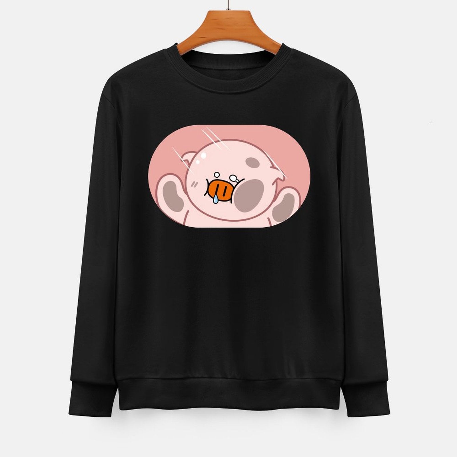 Front Patterned Long Sleeve TopEssentialFit Premium